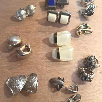 Trifari, Monet and Other Vintage Earrings 
