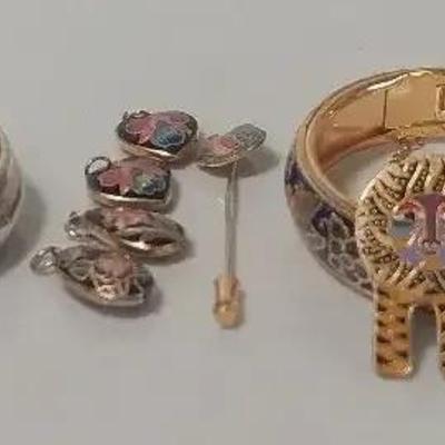 Laurel Burch Tiger Pin 