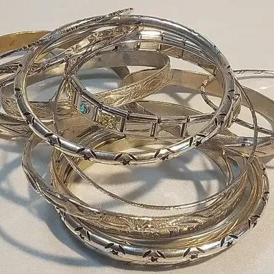 Silver Tone Bracelets 