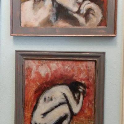 Profile in Thought/Man in Pose of Internal Struggle 