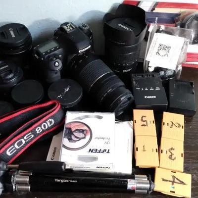 80D Canon Camera/Lenses 