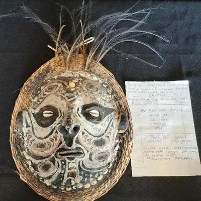 HANDMADE IVORY COAST PORO PORO SPIRIT MASK