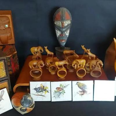 WOODEN NAPKIN HOLDERS, BOXES AND MORE