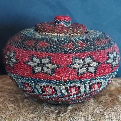 BEADED BASKET