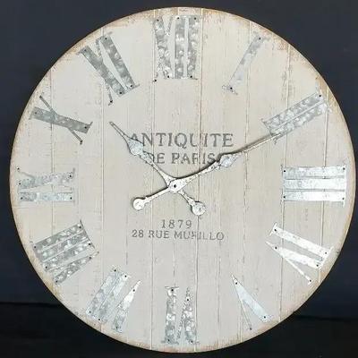 LARGE FARMHOUSE STYLE CLOCK