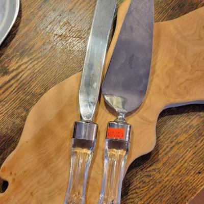 Sale Photo Thumbnail #50: Waterford Crystal Server Set 