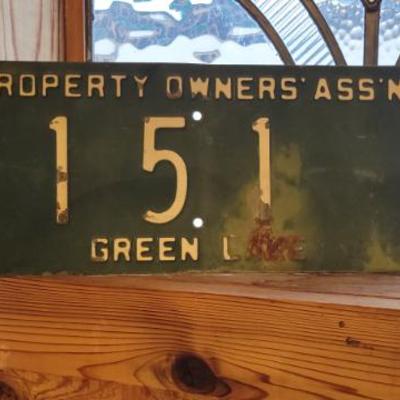 Sale Photo Thumbnail #170: Vintage Green Lake Plate