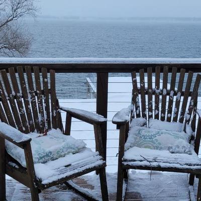 Sale Photo Thumbnail #146: 2 Wooden Porch Rockers 