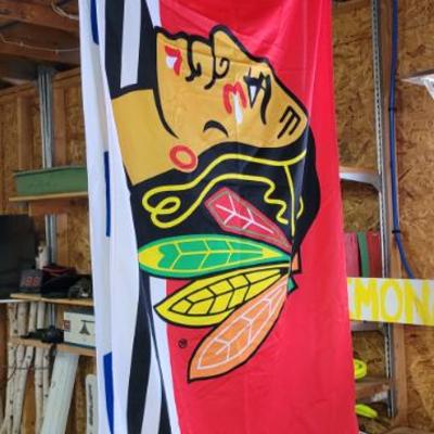 Sale Photo Thumbnail #223: Black Hawks Flag