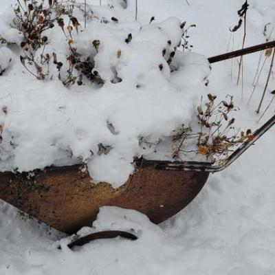 Sale Photo Thumbnail #7: Wagon Planted - Little snow but think Spring! 