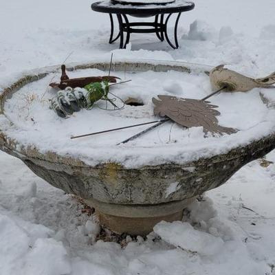 Sale Photo Thumbnail #159: Stone Fountain and Yard Art