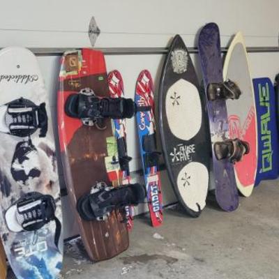 Sale Photo Thumbnail #196: Wakeboards, Snowboards, Skis and Sleds