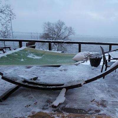 Sale Photo Thumbnail #144: Hammock and wood stand - Heavy Duty 