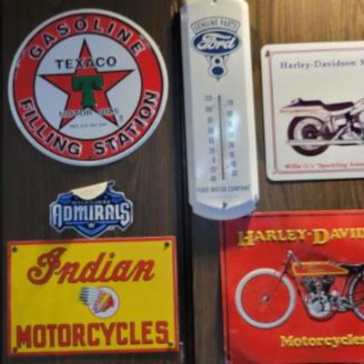 Sale Photo Thumbnail #280: Metal Signs