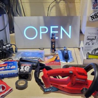 Sale Photo Thumbnail #283: Craftsman Hedge Trimmer - LED Open Sign