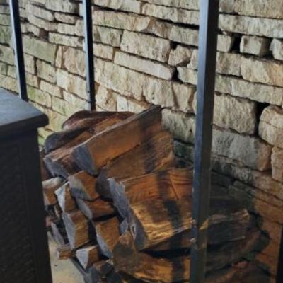 Sale Photo Thumbnail #114: Firewood Rack and Wood