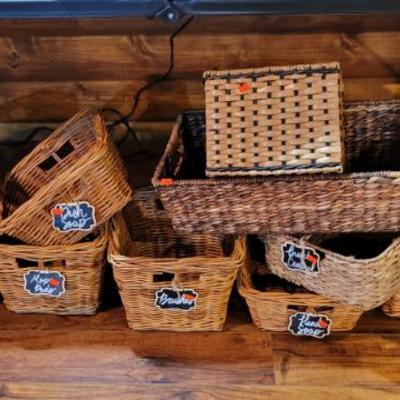 Sale Photo Thumbnail #94: Wicker Organizing Baskets 