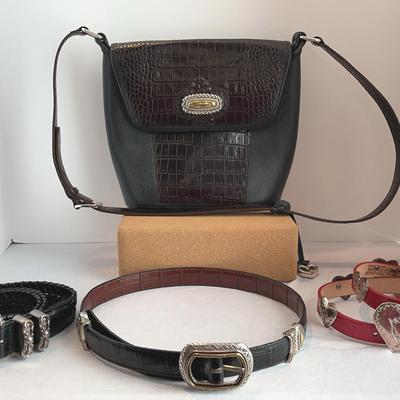 Assorted Lot Of Brighton Belts And Purse 