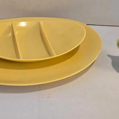 Casual Yellow Serving Ware