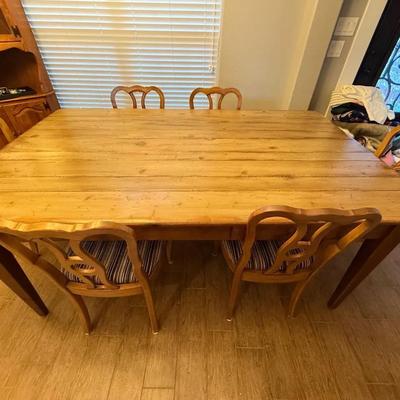 Dining Table With Six Chairs 