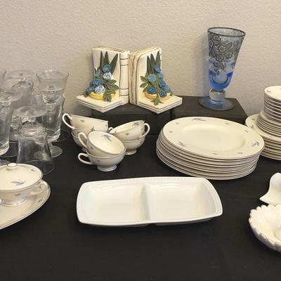 Large Lot Of China, Glassware, And Decor