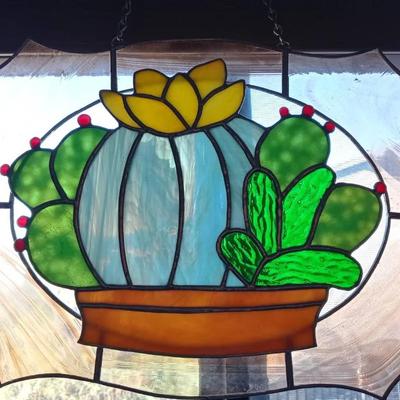 Stained Glass Cactus