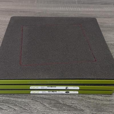 Three Accuquilt Go! 10.25 Inch Square Fabric Cutting Dies