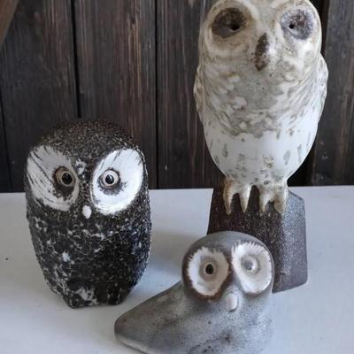 Hoo Are You?! - Ceramic Owl Figurines