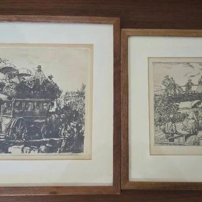 Original Sketches By Frank N Wilcox