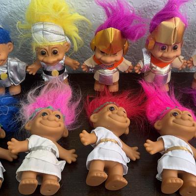 Vintage Trolls: Greeks and Gladiators Russ Dolls