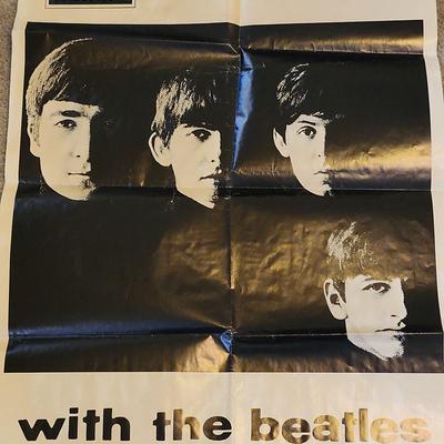 Vintage Poster For Beatles Second Album