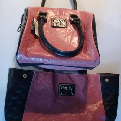 Hello Kitty Matching Handbag And Tote