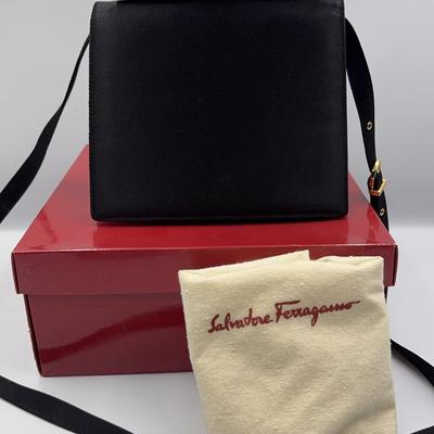 Salvadore Ferragamo Clutch with Dust Bag and Original Box
