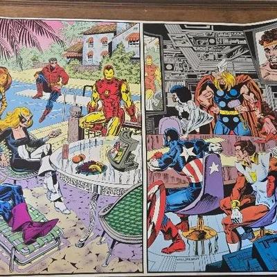 1984 Avengers Team Poster 