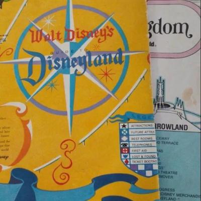 Vintage Disneyland Maps from 1976 and 1979