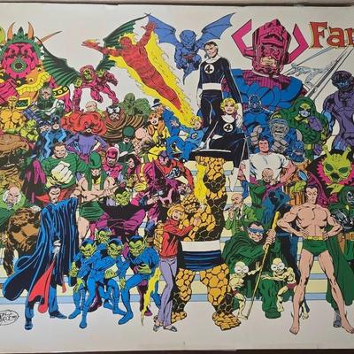 Vintage Fantastic 4 Poster  
