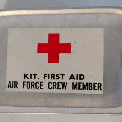 Vintage Air Force Crew Member First Aid Kit