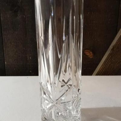 Beautiful Slender Crystal Vase