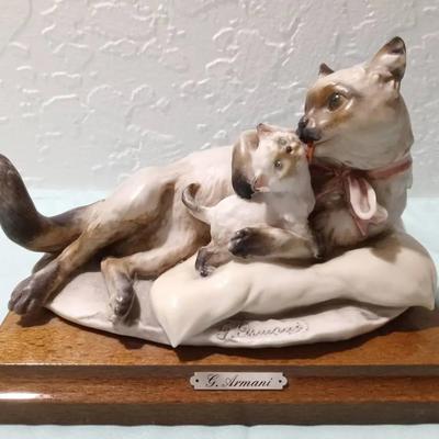 Giuseppe Armani Siamese Capodimonte Figurine