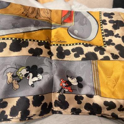 Silk Disney Scarf signed