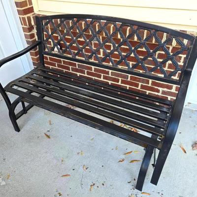 Metal Patio Glider Bench Furniture 