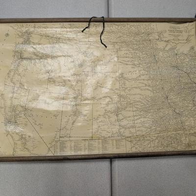 Cleartype Railroad Map Of The North Western US