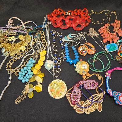 Costume Jewelry Necklaces, Handmade & Vintage