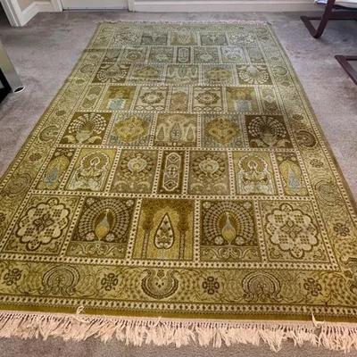 Kashmir Couristan Wool Oriental Area Rug 6”7’x 9”10’