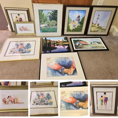 Original Art & Signed Prints People & Places