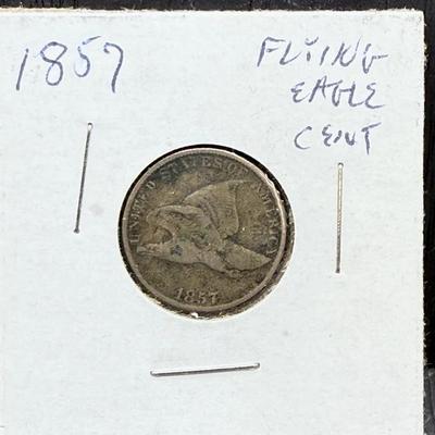 1857 Flying Eagle Cent 