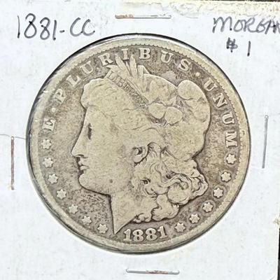 1881-CC Morgan Dollar VG