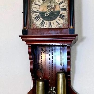 Antique Holland Dutch Frisian Tail Wall Clock