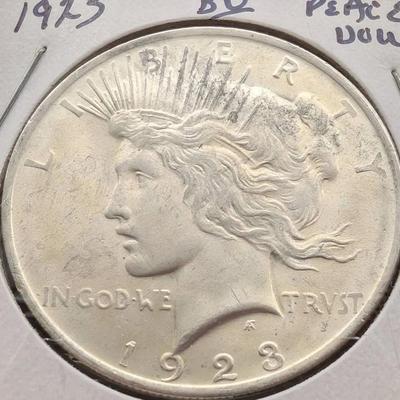 1923 Silver Peace Dollar