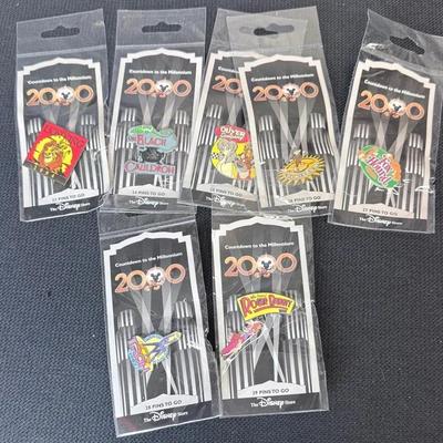  Countdown To Millennium Disney Pins 